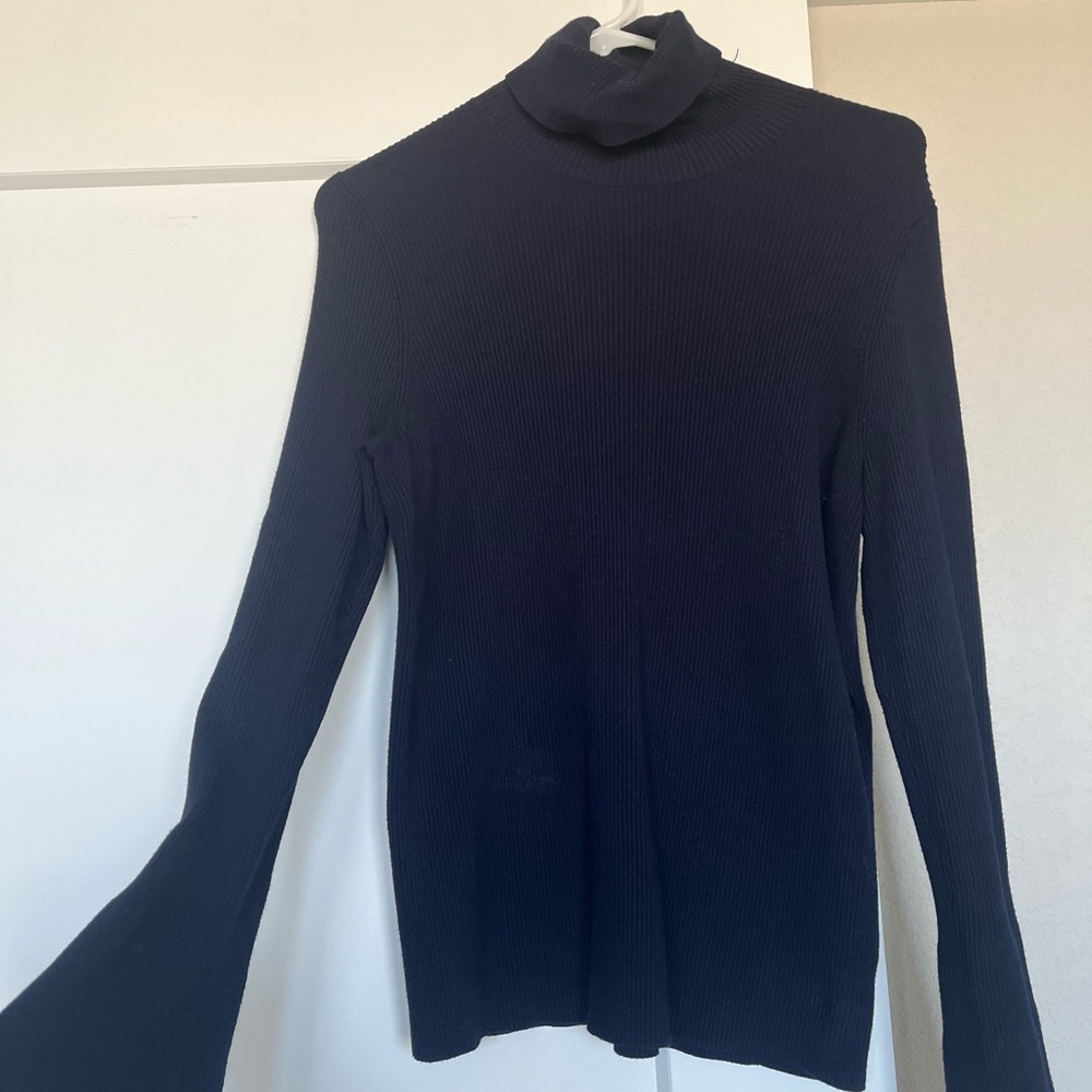Navy Blue Turtleneck Sweater